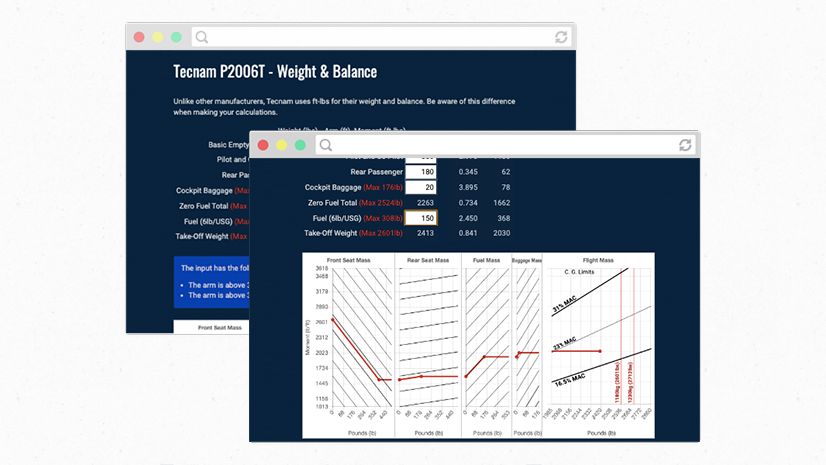 Weight Balance Preview